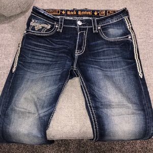 COPY - Rock Revival Jeans!! Size: 34 Great Condit…